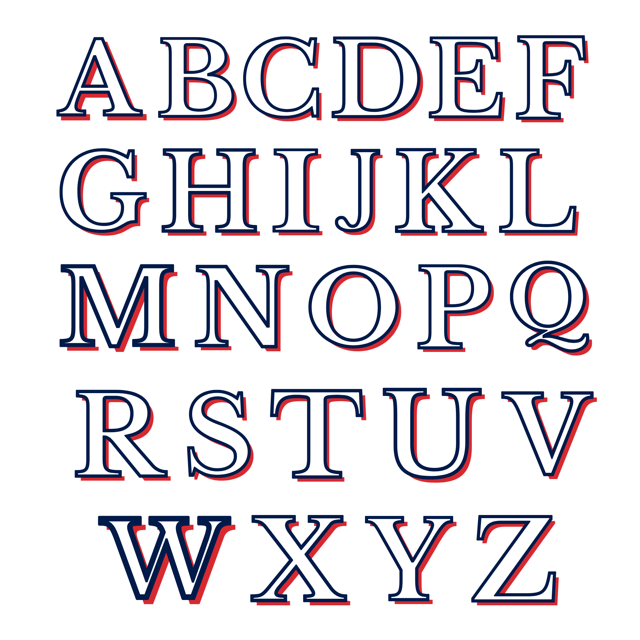 Patriotic Monogram Initial & Name Garden Flag – Stars & Stripes